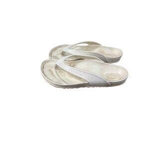 Birkenstock Honolulu Essentials EVA White Thong Sandals Women’s Size 40